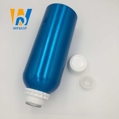 garrafa de perfume de alumínio de 250ml 300ml que embala o Sanitizer cosmético da mão da água da pele