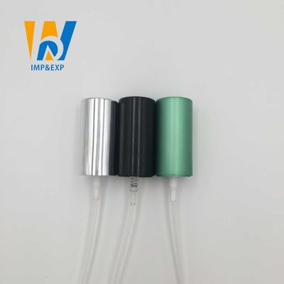 18 410 15 410 13 415 pulverizador preto fino de alumínio do atomizador da bomba 18mm do pulverizador da névoa