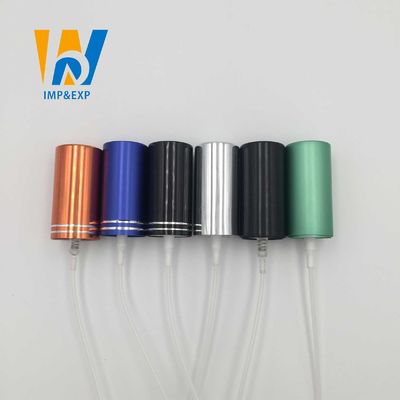 18 410 15 410 13 415 pulverizador preto fino de alumínio do atomizador da bomba 18mm do pulverizador da névoa