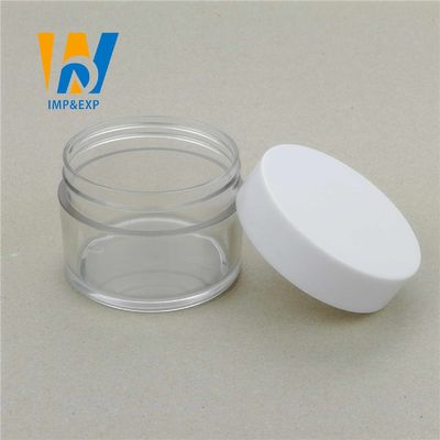 20ml 30g 30ml 2 onças frascos cosméticos plásticos de 1 espaço livre da onça com os recipientes de amostra cosméticos pequenos das tampas