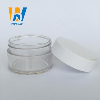 20ml 30g 30ml 2 onças frascos cosméticos plásticos de 1 espaço livre da onça com os recipientes de amostra cosméticos pequenos das tampas