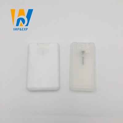 O cartão de crédito anti-bacteriano recarregável do retângulo dá forma ao Sanitizer magro da mão pulveriza o pulverizador da garrafa de 20ml 15ml