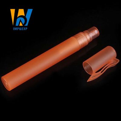 chegada 10ml nova perfume plástico Pen With Clip Cap da garrafa do pulverizador de perfume do atomizador de muitas cores