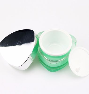 Parede dobro 5ml 50ml dos frascos cosméticos plásticos vazios pretos roxos do creme de Brown 10 onças recipientes plásticos de 10 gramas
