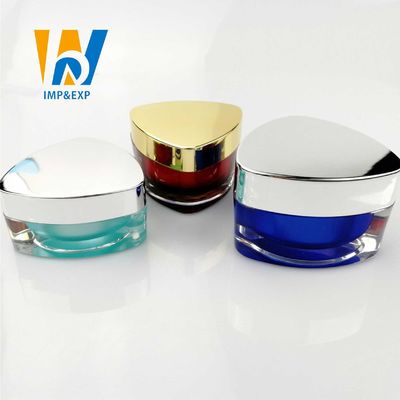 Parede dobro 5ml 50ml dos frascos cosméticos plásticos vazios pretos roxos do creme de Brown 10 onças recipientes plásticos de 10 gramas