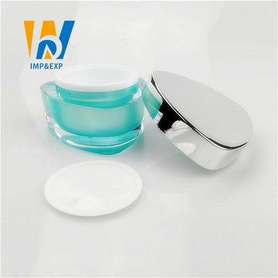 Parede dobro 5ml 50ml dos frascos cosméticos plásticos vazios pretos roxos do creme de Brown 10 onças recipientes plásticos de 10 gramas